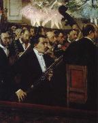 Edgar Degas lorchestre de l opera oil painting